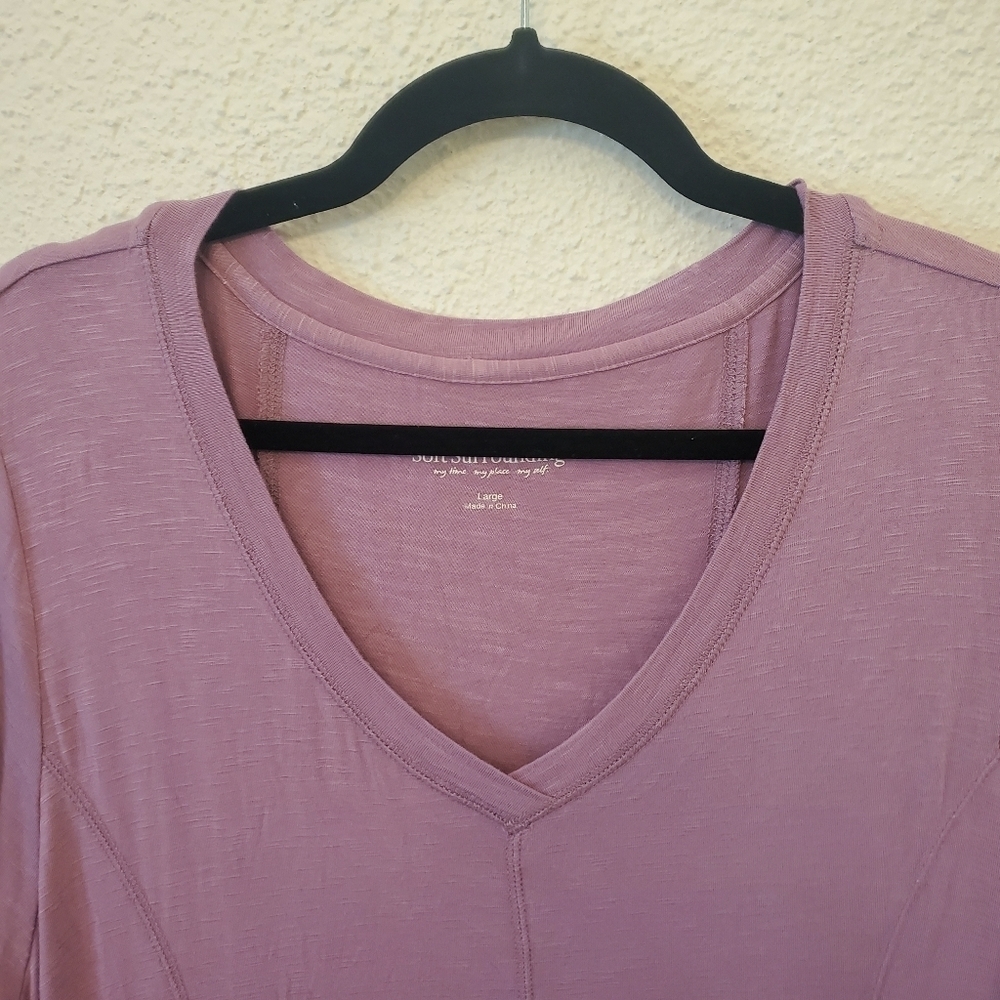 Soft Surroundings Large Stretchy Perfect A-Line Long Sleeve Top - Picture 7 of 10
